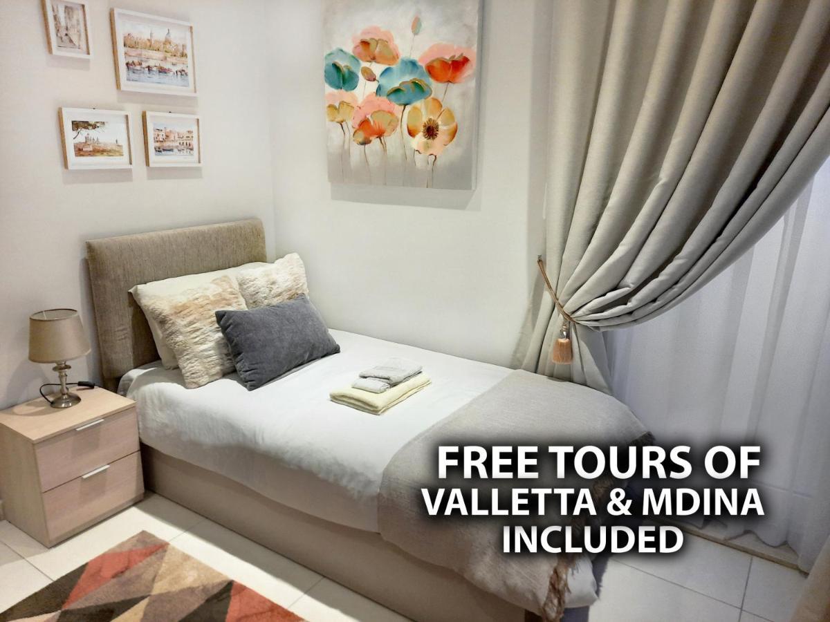 Cozy Rooms - Great Bus Connections - Free Parking Mosta Eksteriør bilde